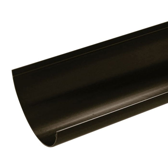 Half Round Guttering 4mtr Black