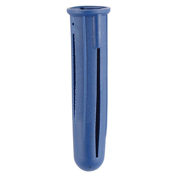 Plastic Plugs Blue - 48mm