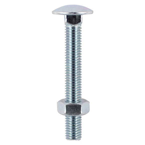 Carriage Bolts & Hex Nuts - (Full Range M8 Head at 75mm-100mm)
