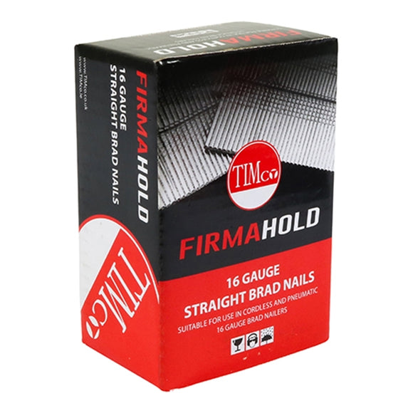 FirmaHold Collated Brad Nails (Straight) - (Full Range Gauge 16 at 19mm-64mm)