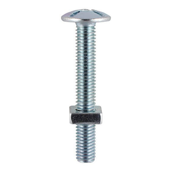 Roofing Bolts & Square Nuts - M8 x 40mm