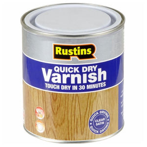 Quick Dry Varnish Clear - Gloss, Matt & Satin (Click for Range)