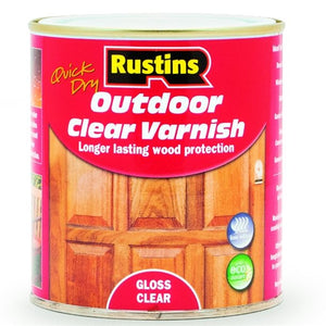 Quick Dry Outdoor Varnish Gloss Clear - (Click for Range)