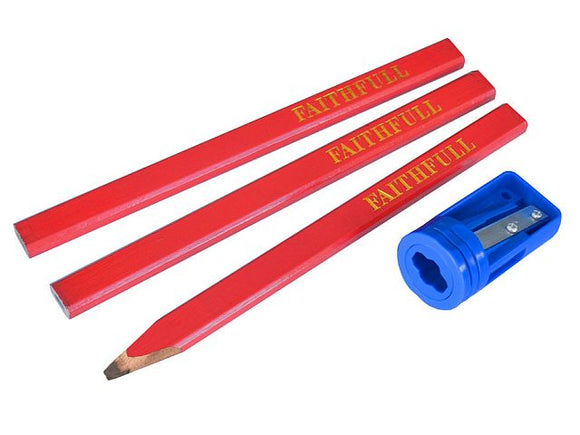 Carpenters Pencil & Sharpener