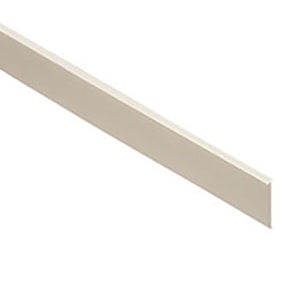 PVC White Flat Trim - 25mm x 5mm
