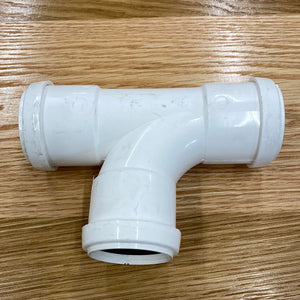 Waste Pipe Equal Tee 40mm White