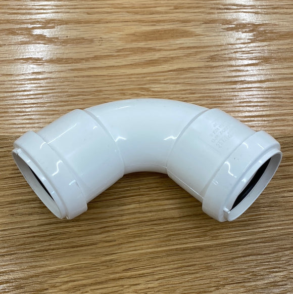 Waste Pipe Swept Bend 40mm White