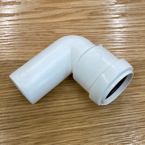 Waste Pipe 90 Degree Knuckle 32mm White